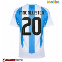 Moške Nogometnih dresov Argentina Alexis Mac Allister #20 Domači Copa America 2024 Kratki rokavi